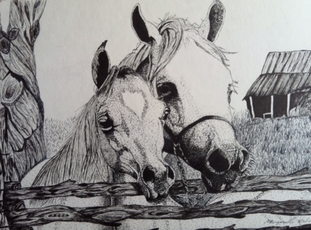 Horse in Pasture  - ORIGINAL